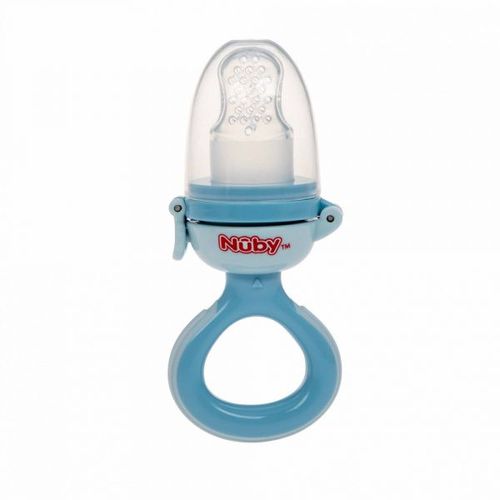 Grignoteur En Silicone Bleu