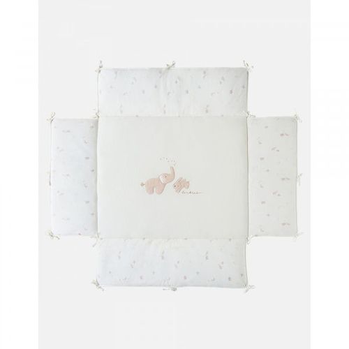 Tapis De Parc 75x95cm En Veloudoux Bali, Moka & Snow