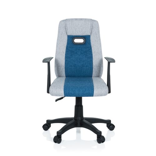 Chaise Bureau Pour Enfants Kiddy Extra Avec Accoudoirs Gris / Bleu Hjh Office