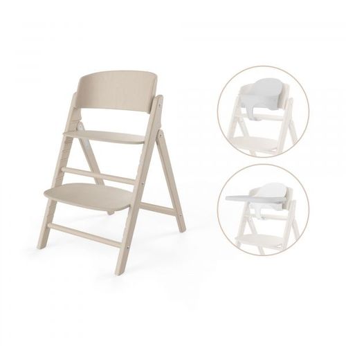 Chaise Haute Pliante Évolutive Click & Fold 3-En-1 All Natural