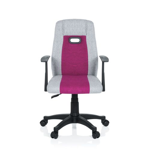 Chaise Bureau Pour Enfants Kiddy Extra Avec Accoudoirs Gris / Rose Hjh Office