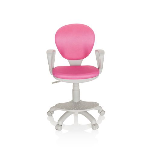 Chaise Pour Enfant / Chaise De Bureau Pour Enfant Kid Colour G1 Tissu Rose Hjh Office