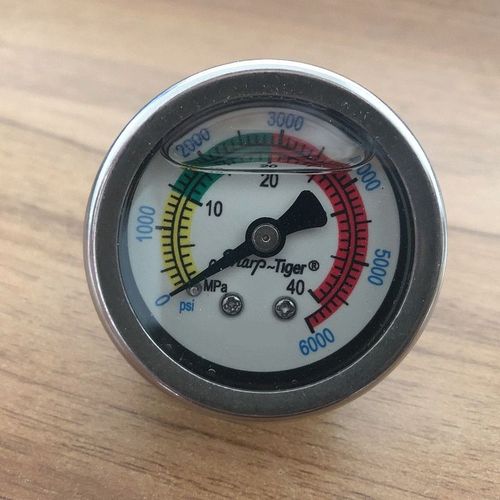 Jauge De Pression M10 Pour Pompe Pcp,4500psi,300bar,30mpa,3,4 Étages,Échelle Maximale 6000psi,400bar,40mpa,7000psi,500bar,50mpa,Pièces - Type White