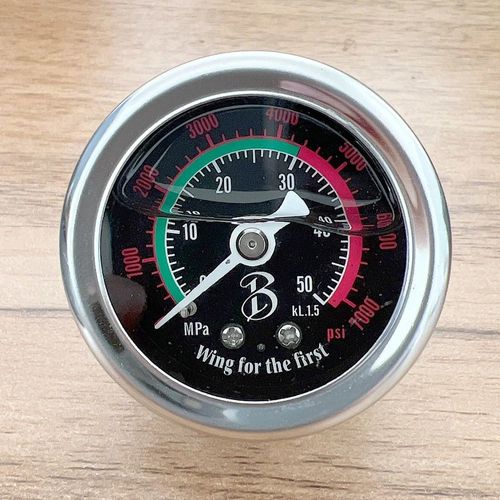 Jauge De Pression M10 Pour Pompe Pcp,4500psi,300bar,30mpa,3,4 Étages,Échelle Maximale 6000psi,400bar,40mpa,7000psi,500bar,50mpa,Pièces - Type 7000psi