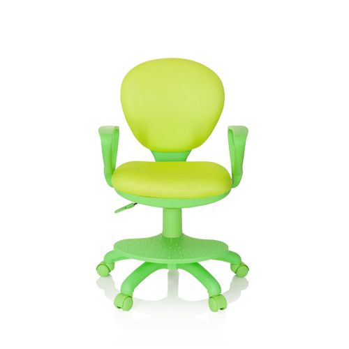 Chaise Pour Enfant / Siège De Bureau Pour Enfant Kid Colour Tissu Vert Hjh Office