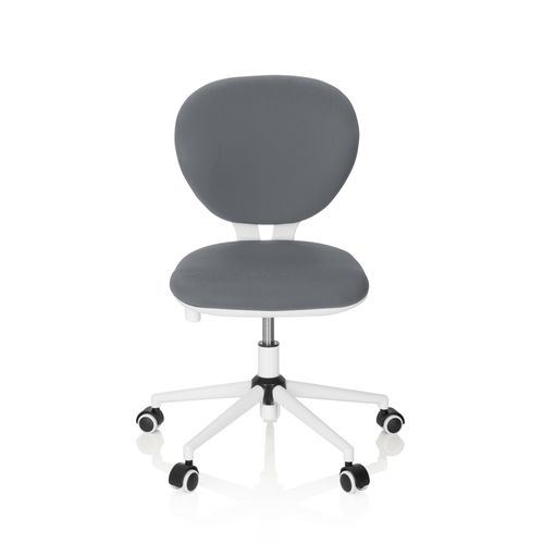Chaise Pour Enfant / Chaise De Bureau Pour Enfant Kid Vivo Tissu Gris Hjh Office