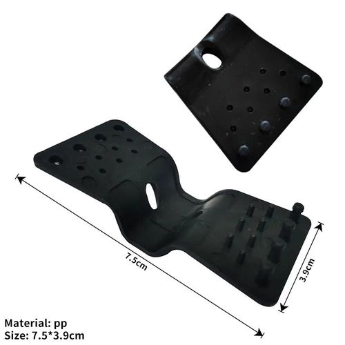 Réinitialisation En Plastique Noir Pour Grille D'ombrage,Filet Pour Serre,Jardin Extérieur