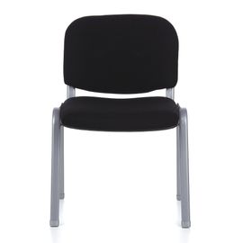 Chaise Visiteur / Chaise De Conférence Xt 600 Lot De 4, Argent / Noir Hjh Office