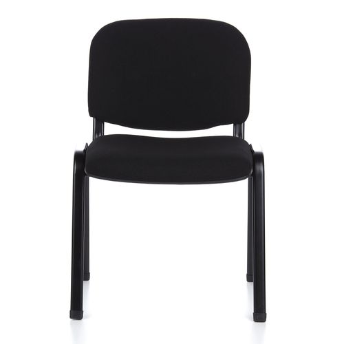 Chaise Visiteur / Chaise De Conférence Xt 600 Lot De 4, Noir / Noir Hjh Office