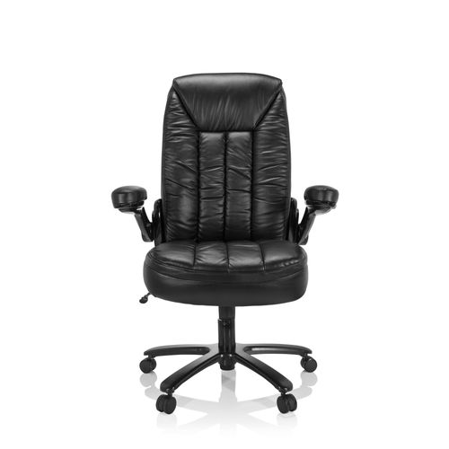 Chaise Lourdes Confortables / Siège De Bureau Instructor Iii Xxl Similicuir Noir Hjh Office