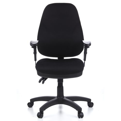 Siège De Bureau / Siège Pivotant Zenit Pro, Tissu Noir Hjh Office