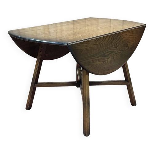 Table Ronde  Abattants Anglaise En Htre  Annes 70 Bois