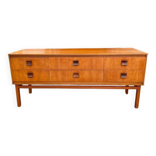 Enfilade Vintage En Teck Vers 1960 Bois