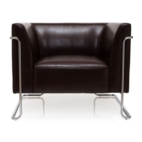 Divan Lounge Curacao Similicuir 1 Place Marron Hjh Office