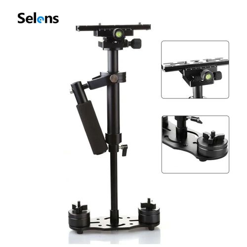 SITOO-Stabilisateur de poignée en alliage d'aluminium S40,photographie,vidéo,prise de vue Steadycam,caméscope DSLR,déterminer,40cm