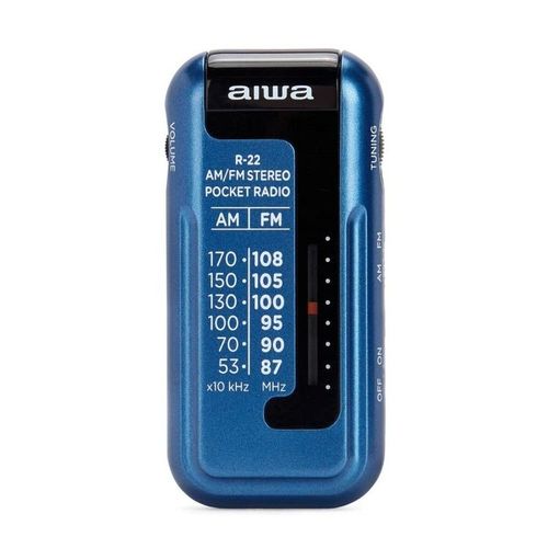 Radio transistor Aiwa R22BL Bleu AM/FM Mini