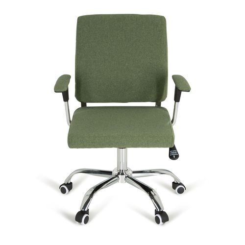 Siège De Bureau / Chaise Pivotante Charles I Tissu Vert Hjh Office