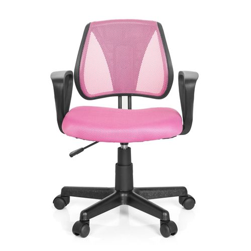 Chaise Bureau Pour Enfants / Siège Junior Kiddy Cd Tissu Maille Rose