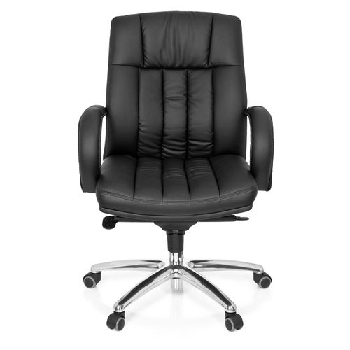 Fauteuil De Direction Xxl G 100 Simili Cuir Noir Hjh Office