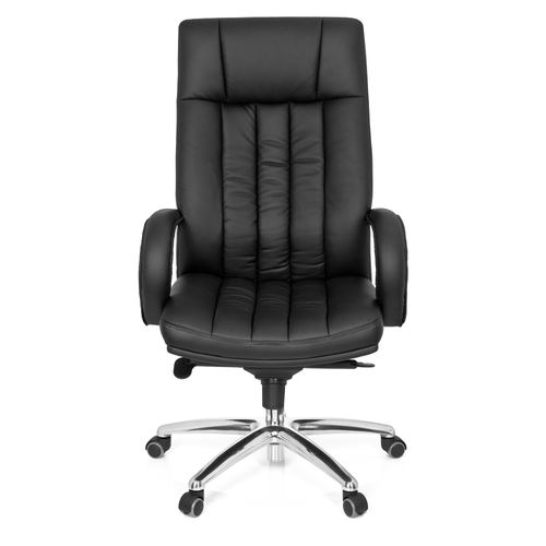 Fauteuil De Direction Xxl G 300 Simili Cuir Noir Hjh Office