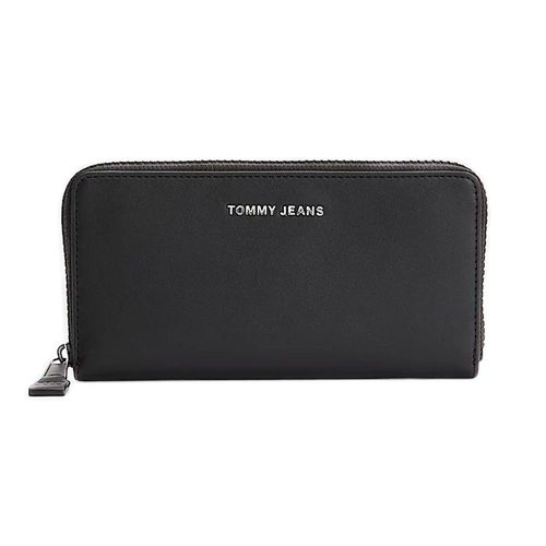 Portefeuille Tommy Jeans Pu large Femme Noir
