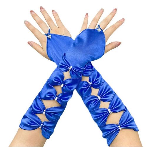 Gants Longs Pour Femmes,Mitaines De Performance De Danse,Gants De Conduite,Costume De Fête,Mode - Type Royal-One Size