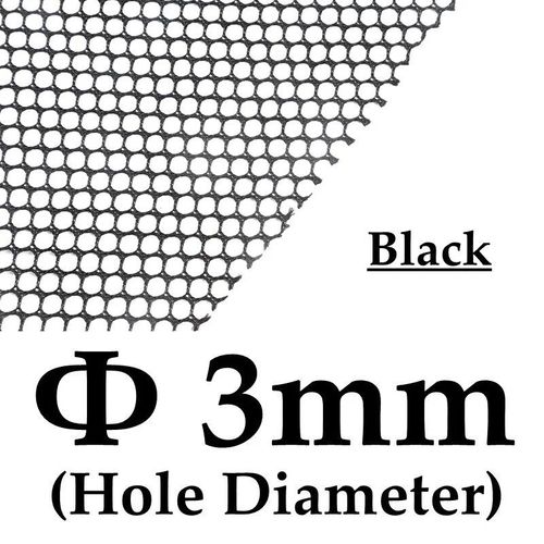 Filet De Pêche En Nylon À Trous Ronds Hexagonaux,Filet Hrenvoyé Harper,Noir Et Blanc,Aqu01:,Élevage,1-7mm - Type Black 3mm-1.5mx6m