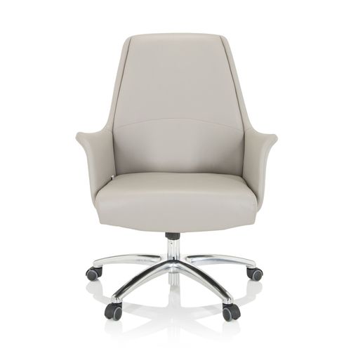 Siège De Bureau / Fauteuil De Direction Bareno Eco Similicuir Taupe Hjh Office