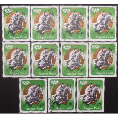 Hongrie Poste Aérienne N°353 X 11 Oblitéré