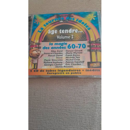 2 Cd La Tournée Des Idoles Année 60-70.