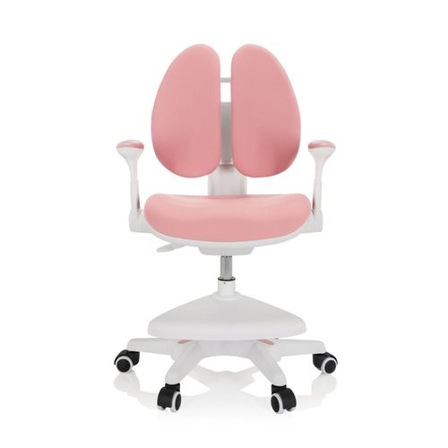 Chaise De Bureau Pour Enfant Kid Wing Tissu Rose Hjh Office