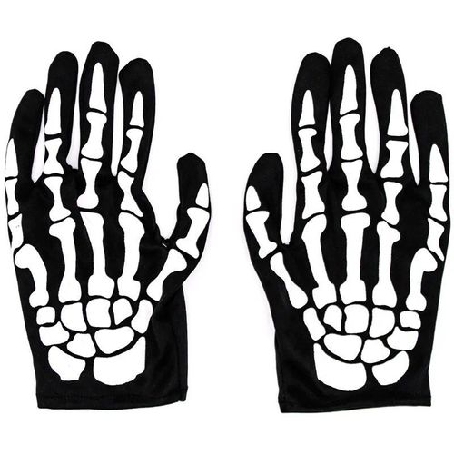 Gants Seton College De Griffes De Fantômes Pour Hommes Et Femmes,Modules Courts Unisexes,Accessoires De Costume De Fête D'halloween - Type Black-One Size
