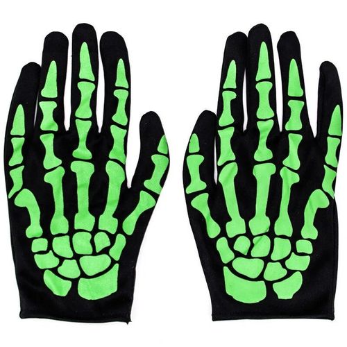 Gants Seton College De Griffes De Fantômes Pour Hommes Et Femmes,Modules Courts Unisexes,Accessoires De Costume De Fête D'halloween - Type Green-One Size