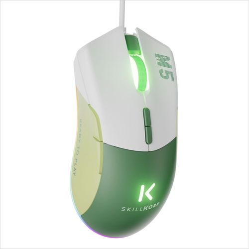 Souris Gamer Filaire SKILLKORP M5 ECO VERTE
