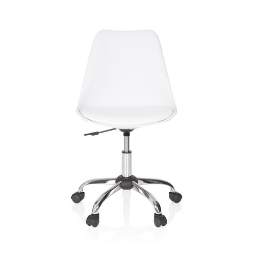 Chaise De Bureau / Pivotante Fancy Pro Blanc Hjh Office