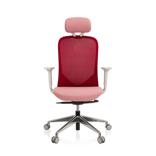 Siège De Bureau / Siège Pivotant Aveza Pro Tissu/Tissu Maille Rose Hjh Office