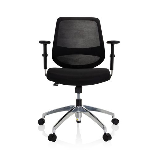 Siège De Bureau / Siège Pivotant Chester Pro Tissu Maille Noir Hjh Office