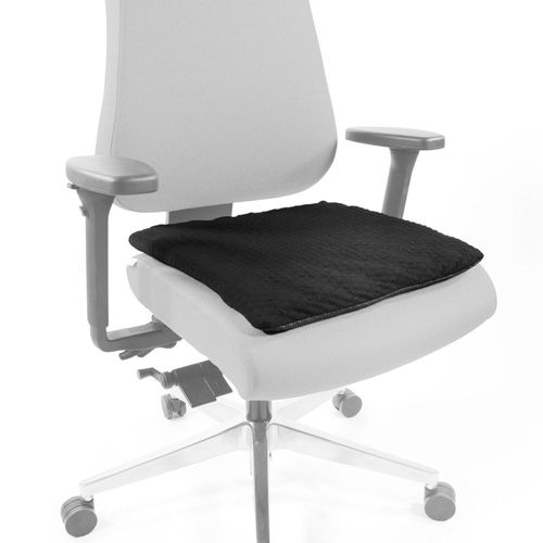 Coussin De Siège Medisit I Antidérapant Avec Perles De Gel Lycra Noir Hjh Office
