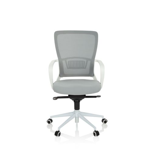 Chaise De Bureau / Siége Pivotant Estria Tissu Maille Gris Hjh Office