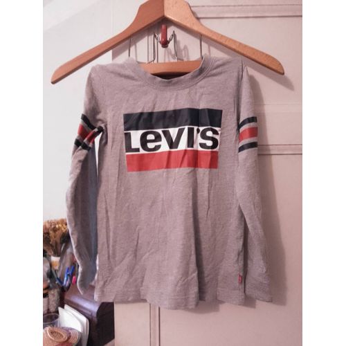 Tee-Shirt Gris Imprimé Coloré 6 Ans Levi S.