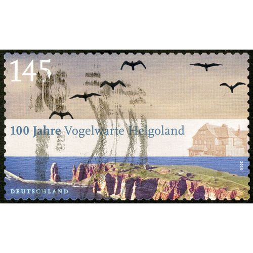 Timbre Oblitéré Deutschland, 100 Jahre Vogelwarte Helgoland, 2010, 145