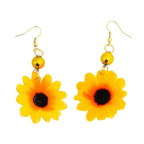 Paire Boucles D'oreilles Tournesol Adulte