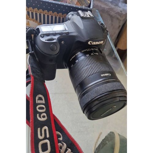 CANON EOS 60D 18 Mpix + Objectif 18-135 mm canon + Objectif 70-300 canon - Noir