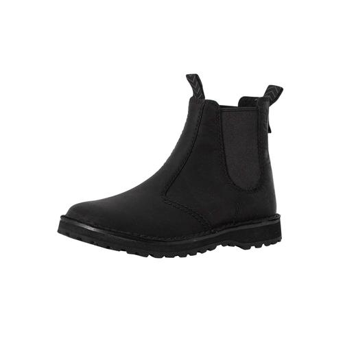 Clarks Bottines Chelsea En Cuir Solsbury Noir