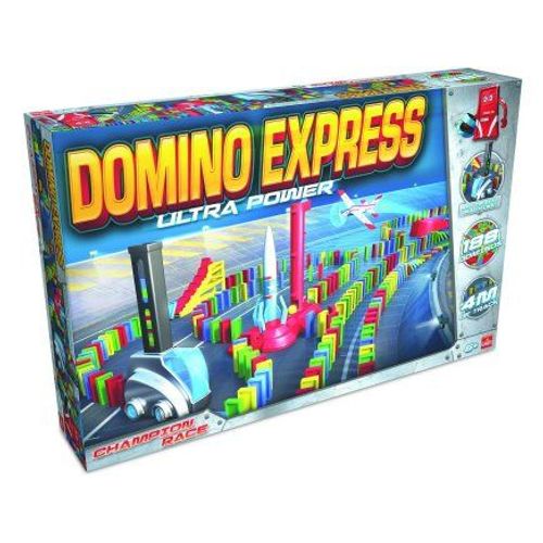 Grand Coffret Domino Express Ultra Power : 188 Dominos + Power Dealer - Set Jeu De Construction - Collector