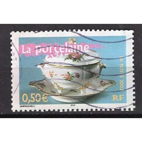 France 2003 Portrait Des Regions La Porcelaine Oblitere