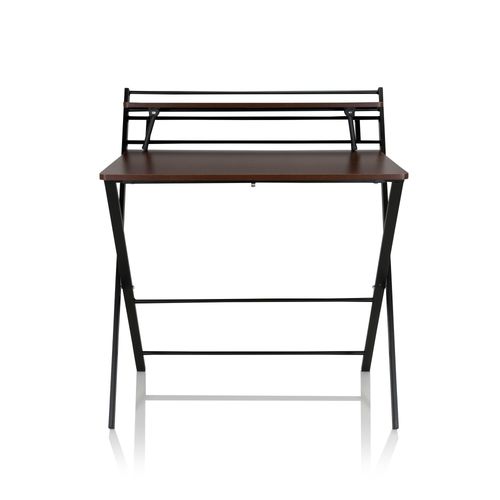 Bureau Easy Clap 92 X 84 Noir / Noyer Hjh Office