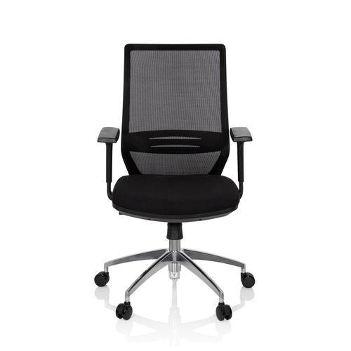 Chaise De Bureau / Chaise Pivotante Profondo Tissu Maille / Tissu Noir Hjh Office
