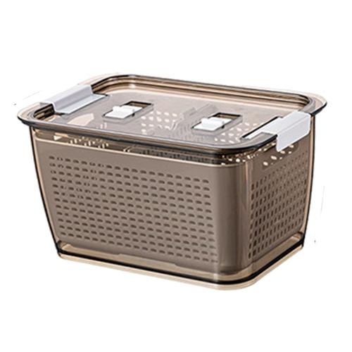 Panier De Drain Multifonctionnel Réfrigérateur Storage Basket Boîte De Cuisine Outil De Cuisine Grand