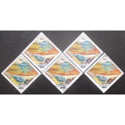 Hongrie Poste Aérienne N°408 X 5 Oblitéré